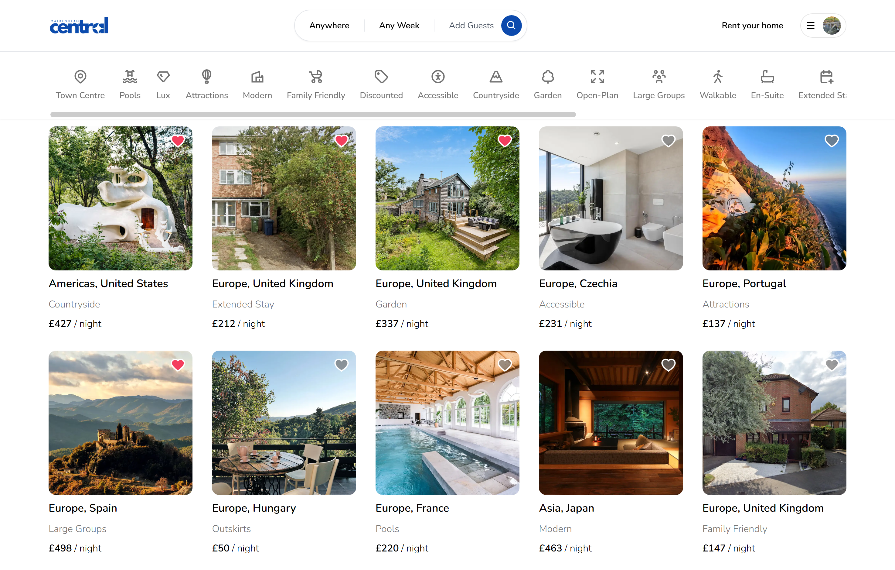 Rental App Screenshot